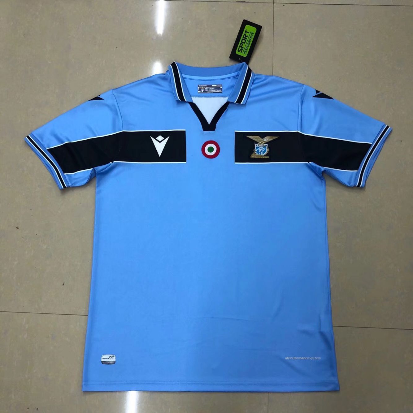AAA Quality Lazio 120th Anniversary Home Soccer Jersey